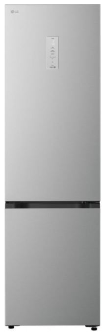 Двокамерний холодильник LG GC-B509EMKM (203 см. сріблястий)
