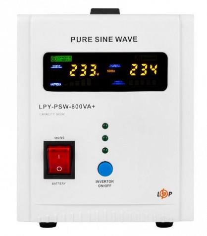 ДБЖ LogicPower LPY-W-PSW-800VA+ (560Вт) (4153)