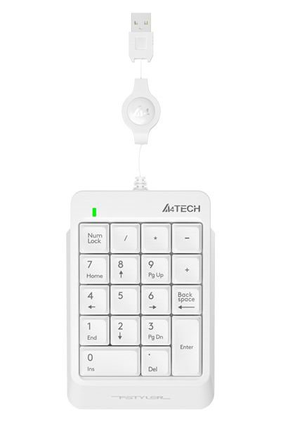 Клавіатура цифрова A4Tech Fstyler FK13 Numeric Keypad White
