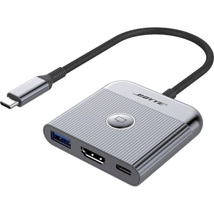 Концентратор FrimeCom USB-C Boyye 3-в-1 (UC-321)