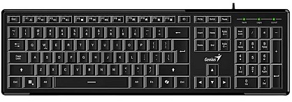 Клавіатура дротова Genius SlimStar 820 USB Black