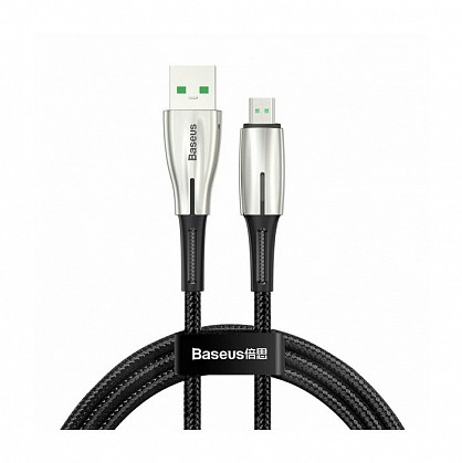 Кабель Baseus Waterdrop Cable USB Micro USB 4A 1m Black (CAMRD-B01)