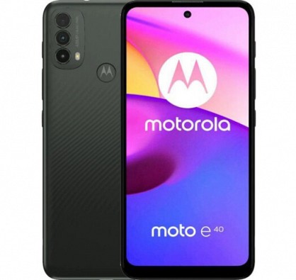 Смартфон Motorola E40 4/64GB Carbon Gray 