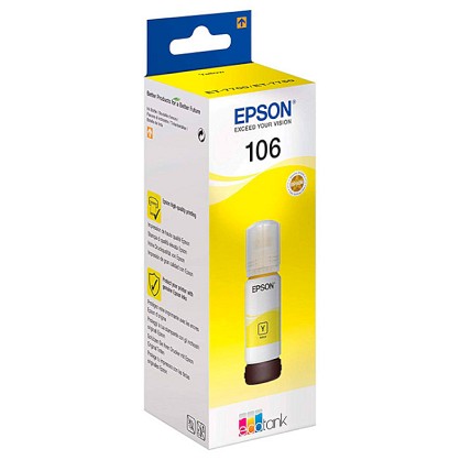 Чорнило Epson 106 Yellow (C13T00R440)