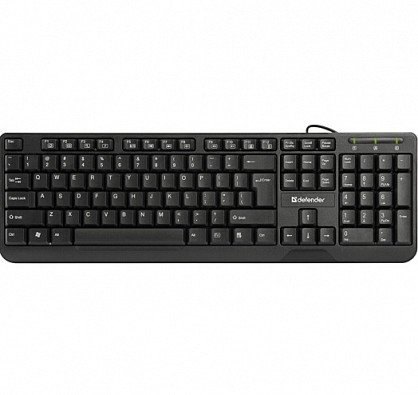 Клавіатура дротова Defender OfficeMate HM-710 Black
