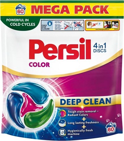 Диски для прання Persil Deep Clean Color 60шт