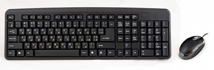 Комплект (клавіатура + миша) HQ-Tech KM-102 USB+PS/2