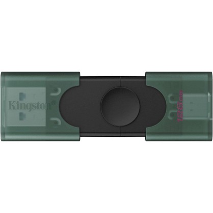 Флешка Kingston DataTraveler Duo 128GB USB 3.2 Gen 1 + Type-C Black/Green (DTDEG2/128GB)