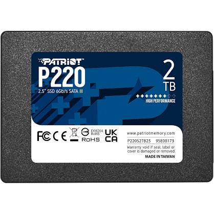 SSD диск Patriot P220 2TB 2.5