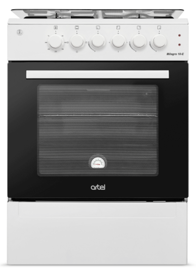 Плита Artel Milagro 10-E White комбінована