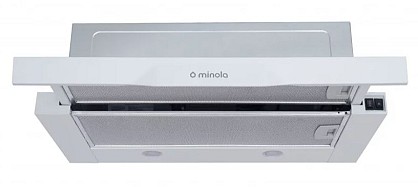 Витяжка Minola MTL 6222 WH 700 LED телескопічна