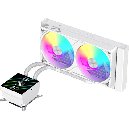 Система рідинного охолодження GameMax GLACIER 240 LCD WH