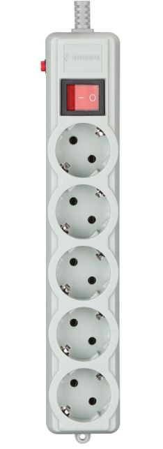 Мережевий фільтр Gembird SPG5-G-15G-PRO 4.5м 5 розеток