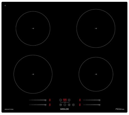 Варильна поверхня Weilor WIS 643 BLACK