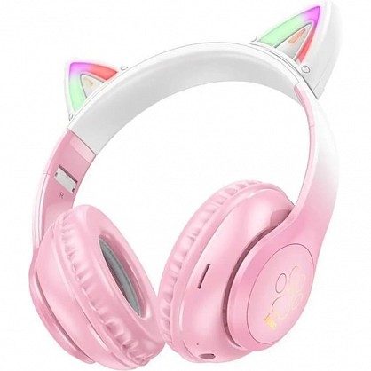 Навушники Hoco W42 Cat ear Pink