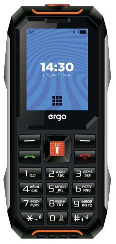 Мобільний телефон Ergo E182 Black Orange