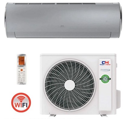 Кондиціонер Cooper&Hunter CH-S18FTXD2-SC (серія DAYTONA, тепл. насос-25,SILVER)