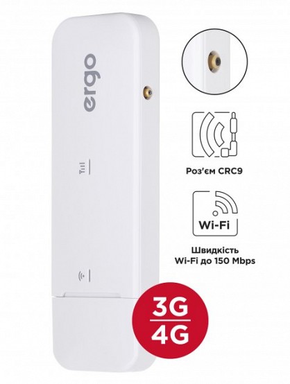 4G USB Wi-Fi роутер Ergo W02-CRC9