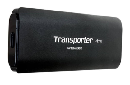 SSD диск Patriot Transporter 4 ТВ Portable USB 3.2 Gen 2 Type-C Black