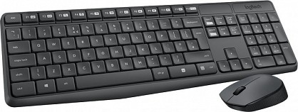 Комплект (клавіатура + мышка) Logitech MK235 Grey USB (920-007931)