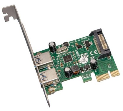 Плата розширення Frime PCI-E to USB3.0 (2 порти) NEC720202 (ECF-PCIEtoUSB004.LP)