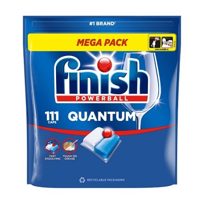 Капсули для посудомийних машин Finish Quantum 111шт.