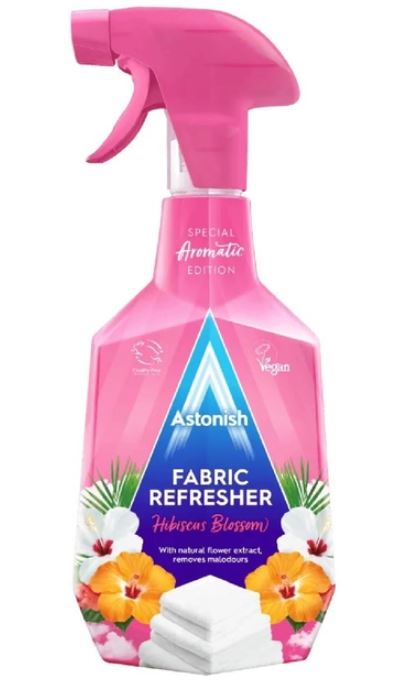 Нейтралізатор запахів Astonish Fabric Refresher Квіти Гібіскуса 750 мл