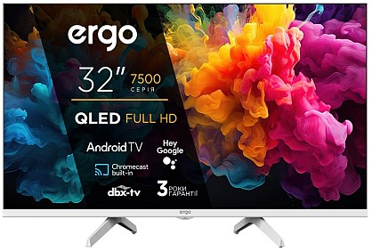Телевізор Ergo QLED 32'' 32JFQ7510