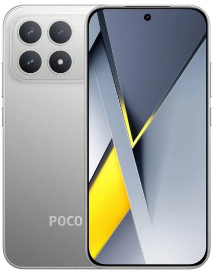 Смартфон Poco F8 Pro 12/256GB Titanium Silver (Global) (без зарядного пристрою)