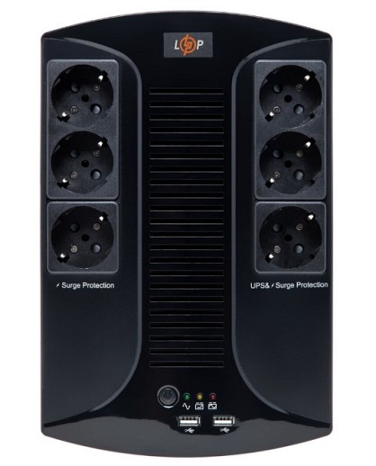 ДБЖ LogicPower 850VA-6PS (595W)