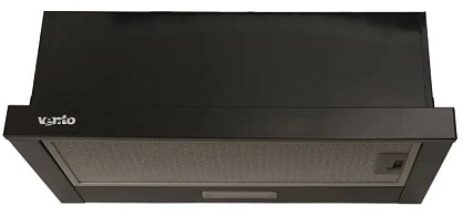 Витяжка телескопічна Ventolux Garda 60 BK (700) LED 2S