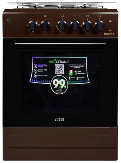 Плита комбінована Artel MILAGRO 10-E BROWN (3+1)