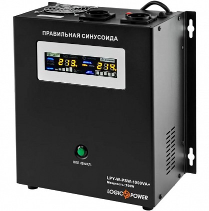 ДБЖ LogicPower LPY-W-PSW-1000VA + (700Вт) 10A / 20A
