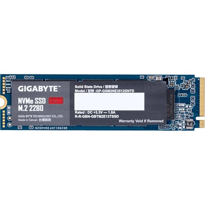 SSD диск Gigabyte 512GB M.2 2280 NVMe PCIe 3.0 x4 NAND TLC (GP-GSM2NE3512GNTD)