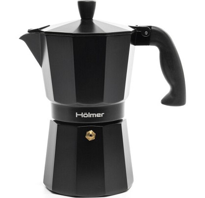 Гейзерна кавоварка Holmer CF-0300-B Black Moon