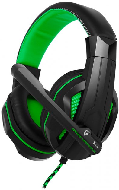 Навушники Gemix X-370 Black-Green