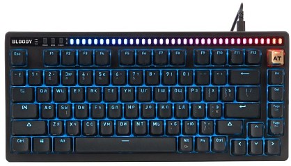 Клавіатура дротова A4Tech Bloody AT75 USB RGB UA Black (4711421002769)
