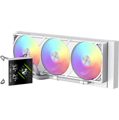Система рідинного охолодження GameMax GLACIER 360 LCD WH
