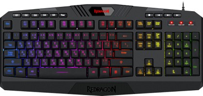 Клавіатура дротова Redragon Harpe2 UKR RGB USB (77484)