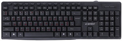 Клавіатура дротова Gembird KB-UM-107-UA USB Black