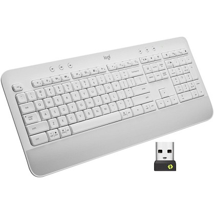 Клавіатура бездротова Logitech Signature K650 USB/Bluetooth White (920-010977)