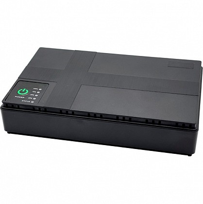 ДБЖ для роутерів Mini Smart Portable UPS 10400 mAh DC 5V/9V/12V/POE Чорний (DC1018P)