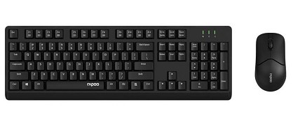 Комплект бездротовий Rapoo X1500 Wireless Black