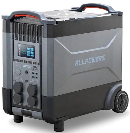 Зарядна станція Allpowers R4000 3600Wh 4000W Portable Power Station LiFePO4 (AP-SS-011-BLA-EU) (Global)