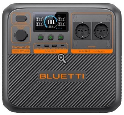 Зарядна станція Bluetti Premium 200 V2 UA UCRF / 2700 Вт / 2073.6 Вт⋅год / LiFePO4