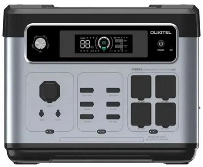 Зарядна станція Oukitel P2400E / 2400 Вт / 2048 Вт⋅год / LiFePO4