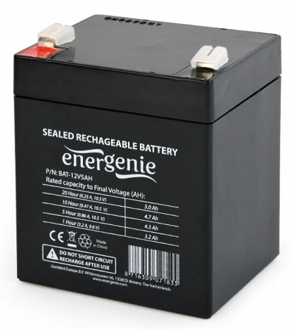 Акумуляторна батарея EnerGenie 12В 5 Ач (BAT-12V5AH)