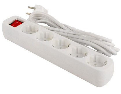 Мережевий фільтр ColorWay 5 розеток 3 м White (CW-PSEA53W)