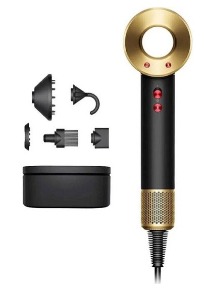 Фен Dyson HD07 Supersonic Onyx Black/Gold (534017-01)