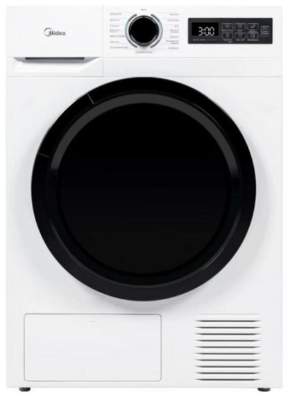 Сушильна машина Midea MD110H80/W-UA (8 кг, інвертор, тепл. насос)